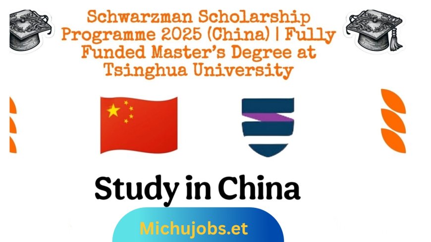 Schwarzman Scholars Programme 2025 (China) | Fully Funded Master’s Degree at Tsinghua University
